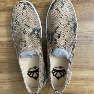 Fergalicious Faux Snakeskin Slip-Ons